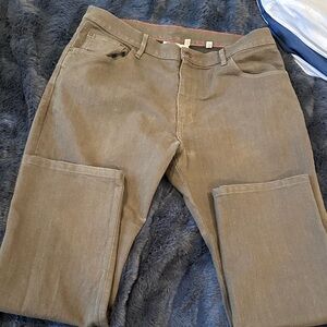 Men's Slim Straight Jeans in Tan